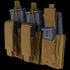 Condor Outdoor Triple Kangaroo Mag Pouch Gen II